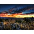thumbnail image 2 of Drost, David 18x15 White Modern Wood Framed Museum Art Print Titled - Sunset in the Desert IV, 2 of 4