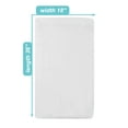 thumbnail image 2 of TL Care Inc Cotton White Solid Print Cotton Fitted Sheet, Cradle Size, 2 of 6