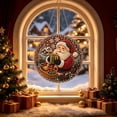 thumbnail image 3 of Christmas Pearl Diamond Painting Kit,DIY Christmas Suncatcher Hanging Ornament,Pearl Craft Kit for Window and Wall Holiday Decor, 3 of 8