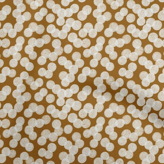 oneOone Cotton Cambric Orange Fabric Block Dress Material Fabric Print Fabric By The Yard 42 Inch Wide-65