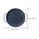 thumbnail image 2 of 1 UNID Vintage Bandeja de almacenamiento de hierro creativo placa decorativa alimento sirviendo bandeja de plata, 2 of 5