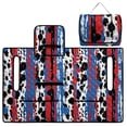 thumbnail image 5 of Whosucclay Splatter Paint Foldable Golf Cart Seat Covers Seat Towel Cover, Machine Washable Soft Non Slip Seat Cover for Club Car Yamaha 2-Seater Golf Cart, 5 of 9