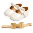 thumbnail image 1 of Cute Baby Girls Leather Princess Shoes Soft Soled, 1 of 3