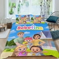 thumbnail image 2 of Tiempo de Juego Bebefinn Conjunto de sábanas temático, trío de piezas, cómodo y amigable con la piel, diseño único, regalo de decoración para el hogar para familiares, amigos y fans, 90 cm * 190 cm, 2 of 6