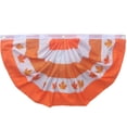 thumbnail image 2 of Fall Bunting Banners for Outside, 35.43x17.72 Inch Thanksgiving Halfcircle Flag Home Decoration, for Autumn Thanksgiving Holiday Party Outdoor Decoration, Leaf Pattern, 2 of 7