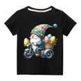 thumbnail image 2 of Edvintorg Kids Tee Shirts Easter Gifts Boys Girls Summer Cotton Tshirt Fashion Cute Printed Round Neck Short Sleeve Top 3-10Years Children's Clothing, 2 of 6