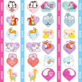 thumbnail image 2 of 81Pcs Animal Valentine's Day Cards Kit 36 Pack Greeting Cards Cute Note Card in 12 Designs with Envelopes and Adhesive Stickers for Kids Classroom Exchange Valentine's Day Wedding Party, 2 of 7