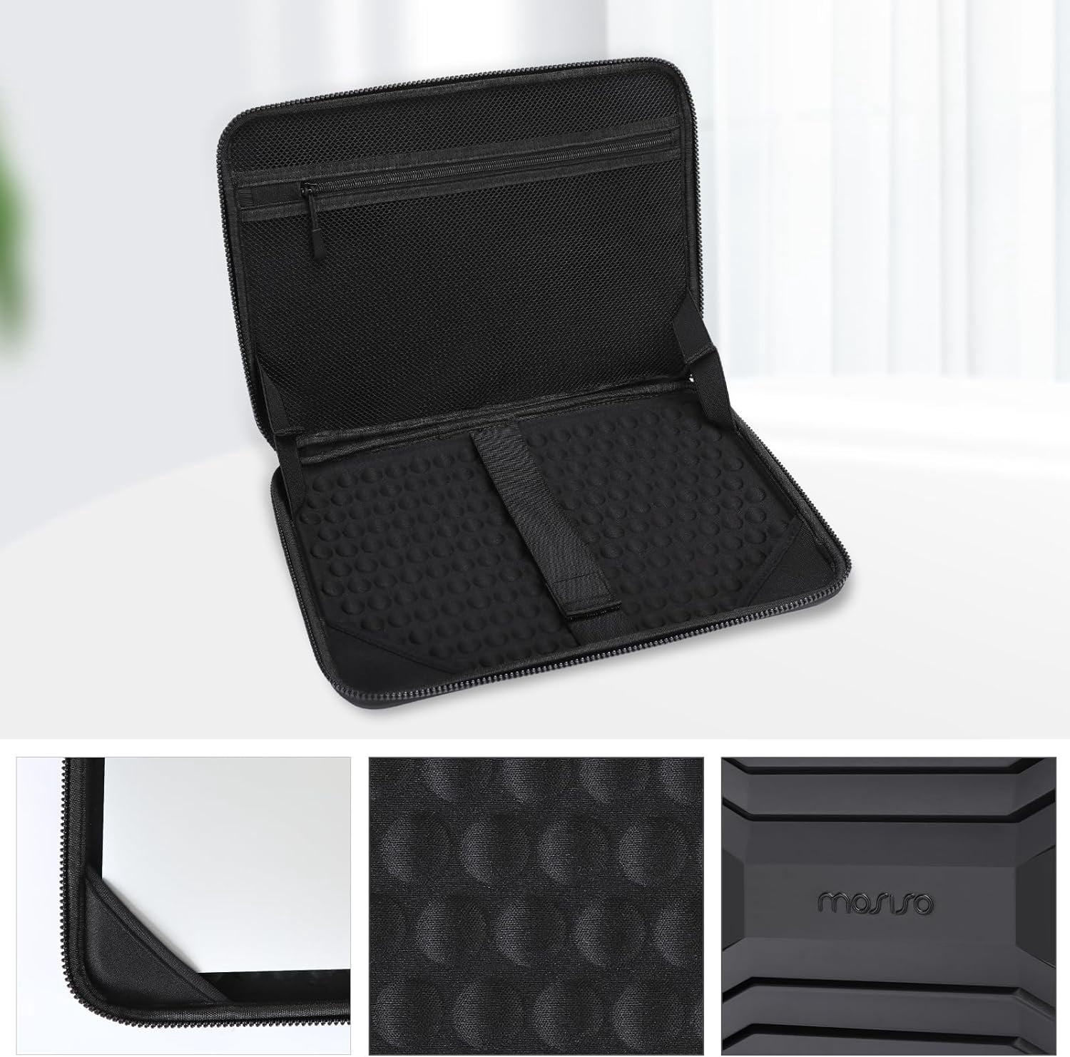 MOSISO Laptop Hard Shell Case for Men Women, 13-14 inch Waterproof Shockproof Computer Bag for Laptop with Handle