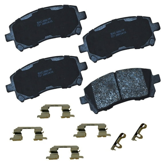 Bendix Brakes Disc Brake Pad Set Fits select: 2000-2002 SUBARU LEGACY, 1998-2002 SUBARU FORESTER