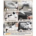 thumbnail image 3 of Handheld Steam Cleaner for Home, Pressurized Deep Cleaning Steamer for Cleaning for All Surfaces with 9 Accessories, Multipurpose Steam Cleaners for Grout Steam Cleaner Tile Kitchen Bathroom, 3 of 7