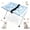 Blue, variant on 2-in-1 Foldable Pet Grooming Bed, Portable Dog Cat Bathing Stand with Quick-Dry Mesh Hammock & Safety Strap