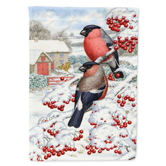 Carolines Treasures ASA2054GF Eurasian Bullfinch Flag Garden Size  Small multicolor