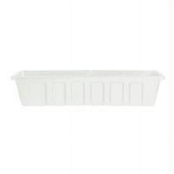 Novelty Mfg Co P-Polly Pro Planter And Liner- White 24 Inch
