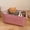 pink, variant on Versatile Double-layered Linen Laundry Basket Sundries Sorting Basket Folding Linen Organizer Box Underwear Socks Baby Toys