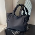 thumbnail image 4 of Bolso de mano informal de gran capacidad para mujer, bolso de viaje sencillo, bolso de hombro grande, bolsos estéticos, bolso de mano con cordón, 4 of 5