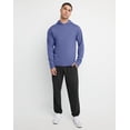 thumbnail image 5 of Hanes Men's T-Shirt Hoodie Garment Dyed Cotton Long Sleeve Jersey Tee sz S-3XL, 5 of 5