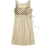 No Boundaries - Juniors Sequin Jersey Tank Dress