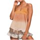 thumbnail image 2 of Conjunto de pijama de poliéster con tirantes finos y estampado de moda para mujer, 2 of 8