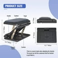 thumbnail image 2 of Foot Rest for Under Desk at Work 4-Level Height Adjustable, Lengthen Ergonomic Foldable Footrest for Office, Gaming,Computer, Soft & Removable Pad Desk Foot Stool for All Seasons (Gray Plus), 2 of 15