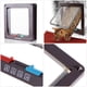 thumbnail image 5 of Puerta con solapa de seguridad para perros y gatos con cerradura en 4 direcciones (marrón L) Likrtyny Para estrenar, 5 of 6