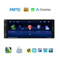 thumbnail image 3 of Radio estéreo inalámbrica CarPlay para automóvil de 1 DIN de 6,9 pulgadas con pantalla táctil, reproductor MP5 y Bluetooth, 3 of 4