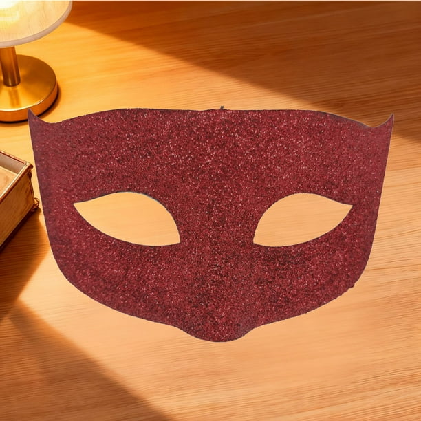 Máscara de media cara para fiesta de carnaval, para hombre, máscara de fiesta, máscara de baile, accesorios para juegos de rol, protector facial de poliéster para mujer