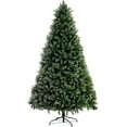 thumbnail image 1 of 5FT Artificial Christmas Tree, Holiday Xmas Tree Decoration Pine Tree with 500 Branch Tips, Solid Metal Stand included, 1 of 7