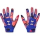 thumbnail image 1 of Guantes de Fútbol Americano F9 para Niños Under Armour Rojo Real Talla Mediana, 1 of 2