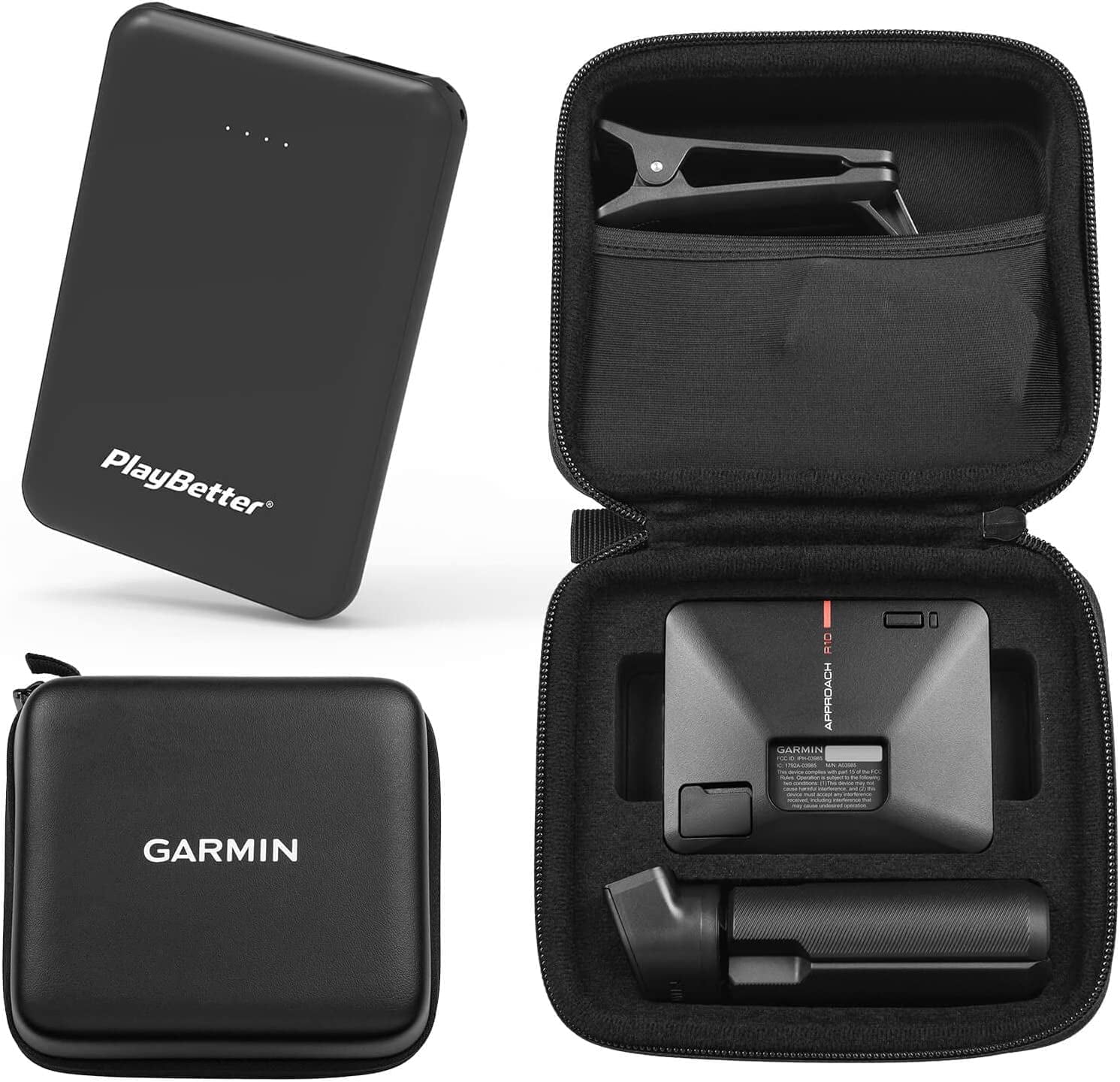 GARMIN approach R10 ケース付き Garmin R10 Golf Launch Monitor Bundle with Swing Speed Tracking