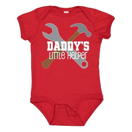 

Inktastic Daddy s Little Helper Tool Set Gift Baby Boy Bodysuit