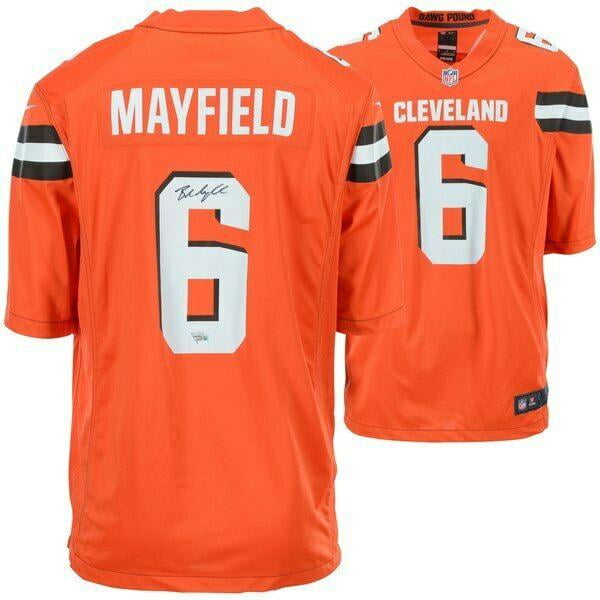 autographed baker mayfield jersey