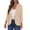 Khaki, variant on cocolona Blazers Women Business Casual Office Work Jacket Fall Long Sleeve Button Open Front Suit Coat S-2XL