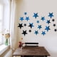 thumbnail image 4 of Pegatinas de pared con espejo de combinación de tres tamaños de estrellas, grande, mediano y pequeño, 4 of 6