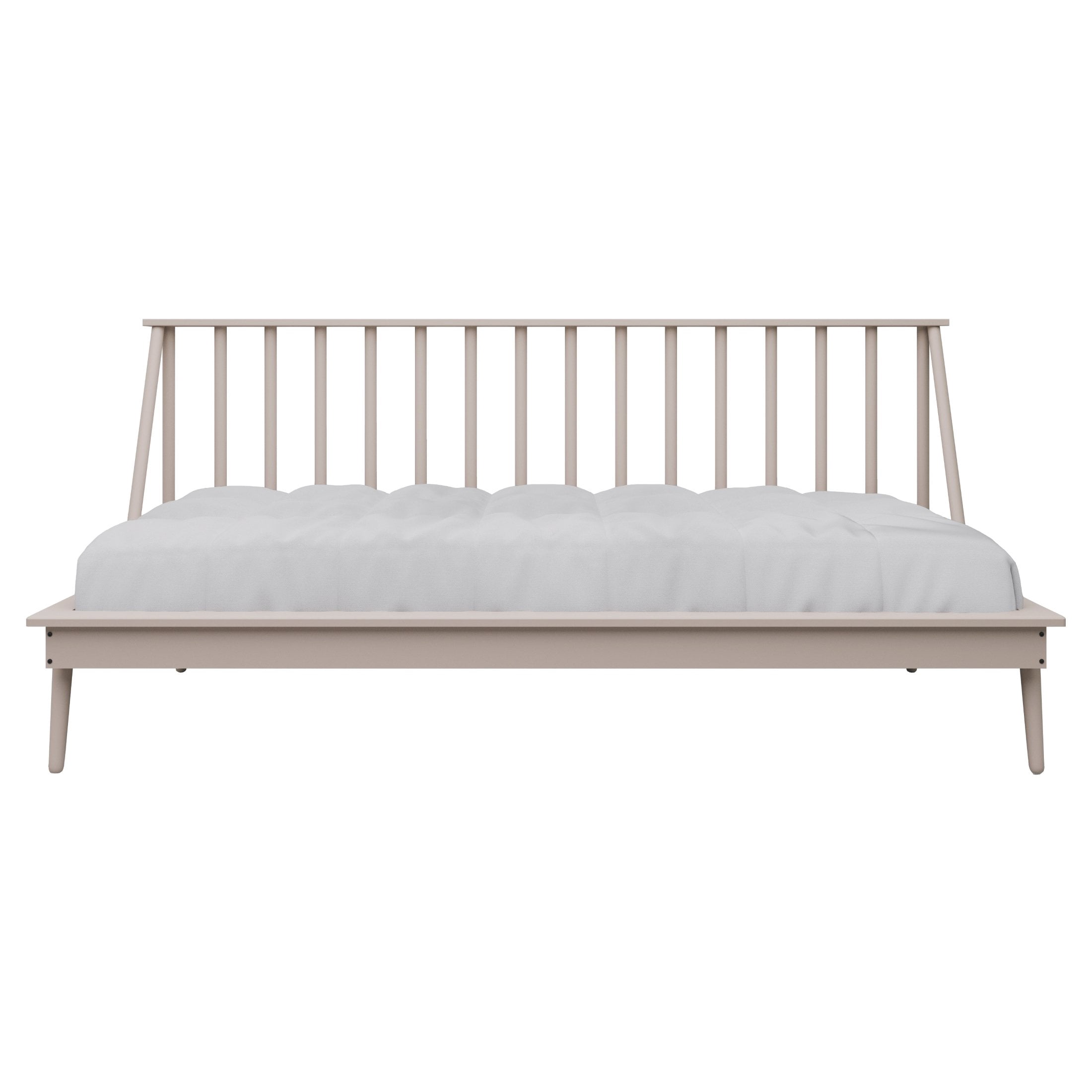 Castle Place Vintage Spindle Twin Size Wooden Daybed, White