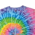 thumbnail image 2 of Colortone Womens Rainbow Tie-Dye Short Sleeve Heavyweight T-Shirt, 2 of 2
