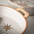 thumbnail image 2 of 8.75"L & 10.75"L Sullivans Christmas White Holiday Serving Bowl Set of 2, Multicolor, 2 of 5