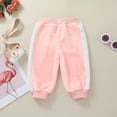 thumbnail image 3 of Vedolay Girl's Outfits Girl's Fall 2 Piece Outfits Casual Letter Graphic Tank Top and Pants Set,Pink 3-6 Months, 3 of 4
