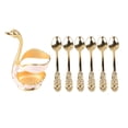thumbnail image 1 of Coffee Spoon Holder, Stable Light Swan Style Rich Details Mirror Finish Coffee Stirrers Holder  For Cafe, 1 of 7