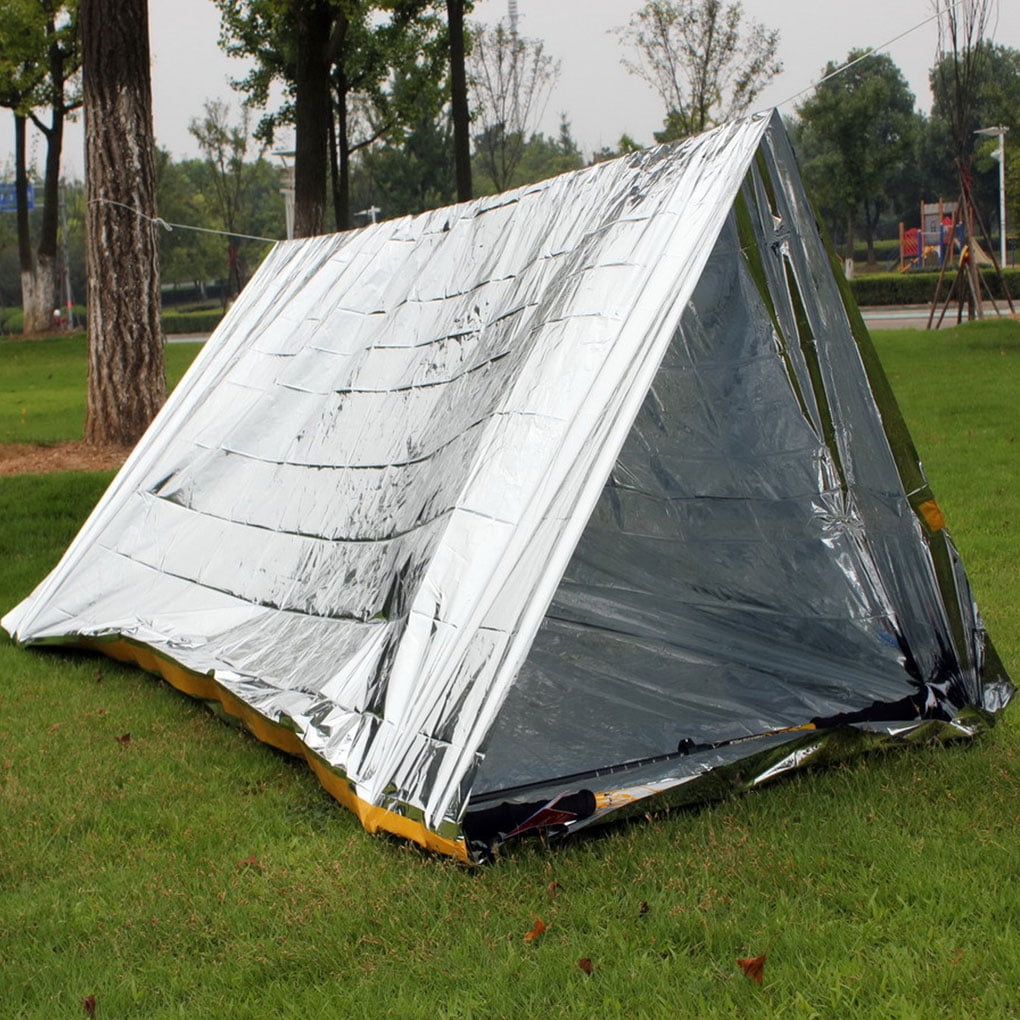 Outdoor Camping Hiking Emergency Tent Waterproof Heat Insulation Survival  Rescue Temporary Shelter