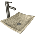 thumbnail image 4 of Lavabo Marmol Ovalin Rectangular Minimalista Moderno 36x28x11 Onyx&Co. Lavabo Pañuelo Rectangular Pequeño, 4 of 7