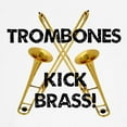 thumbnail image 3 of CafePress - Trombones Kick Brass Sweatshirt - Crew Neck Sweatshirt, 3 of 4