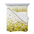 thumbnail image 7 of Quilts Twin Size Bedding Set, Ombre Yellow Polka Dot Lightweight Quilted Comforter, Abstract Watercolor Geometric Soft Reversible Bedspread Coverlet with Pillow Covers for All Season, 68" x 86", 7 of 7