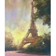 thumbnail image 2 of Stevens, Allayn 20x23 Black Ornate Wood Framed with Double Matting Museum Art Print Titled - Paris 3, 2 of 4