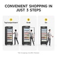 thumbnail image 3 of Smart Vending Machine for Sale, Commercial Snack and Drink Combo Vending Machine, Refrigerated Automatic Vending Machine with Credit Card & NFC Payment for Office, Apartment, Gym, 3 of 10