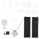 thumbnail image 1 of Adhesivo De Pared Con Espejo, Reloj De Pared, Moderno Para Decoración Del Hogar, Decoración De Pared De TV, 1 of 8