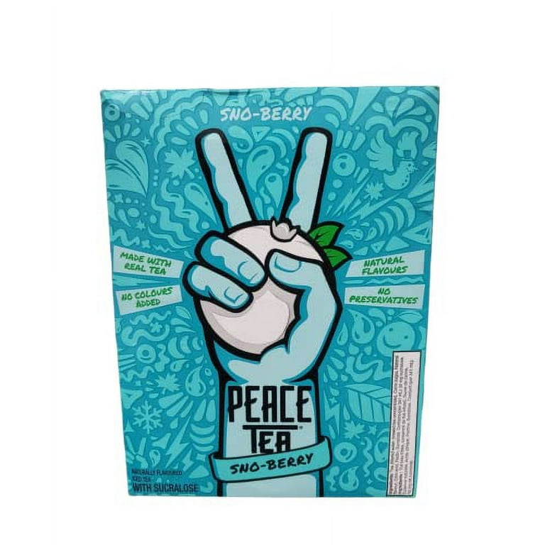 Peace Tea, Sno-Berry Flavor, 12 Cans, 11.5 oz Each, Iced Tea