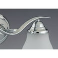 thumbnail image 2 of Trinity Collection Three-Light Antique Bronze Etched Glass Traditional Chandelier Light, 2 of 3