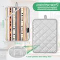 thumbnail image 6 of Yayeee Pot Holders Kitchen Heat Resistant with Pocket 7"x9.8" Cotton Oven Cooking Hot Pads, Brown Abstract Dots, 6 of 7
