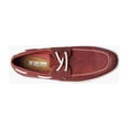 thumbnail image 5 of Stacy Adams Reid Moc Toe Lace Up Boat Shoes Lightweight Red 25592-600, 5 of 8