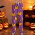 thumbnail image 2 of Satingcolo Funny Men's Lounge Pants Halloween Pjs Bottoms,Mens Pajama Pants lightweight Men's Drawstring Bottoms Sleepwear, 2 of 6